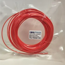 Amostra de filamento PLA TOUGH Vermelho 1,75 mm em embalagem individual
