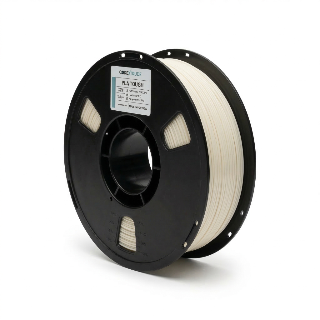 Bobina de filamento PLA TOUGH Natural 1,75 mm COREXTRUDE