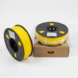Bobina de filamento PLA TOUGH Amarelo em embalagem COREXTRUDE