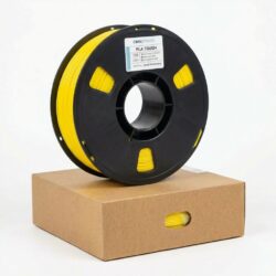 Bobina de filamento PLA TOUGH Amarelo em embalagem COREXTRUDE